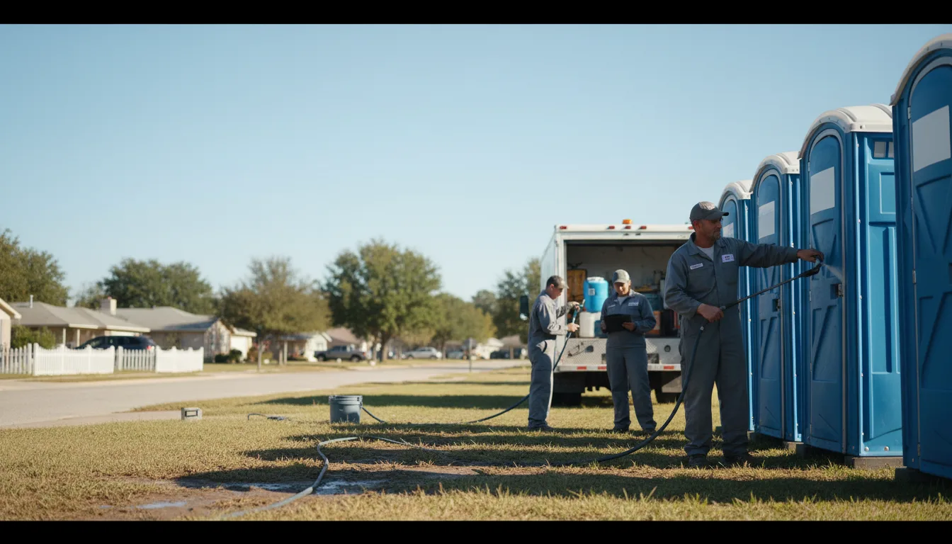 Long-Term Portable Toilet Rental in Sandy Level, VA near me